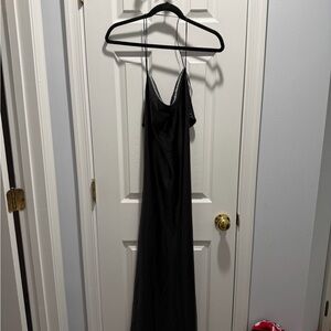 Zara Sleek Black Dress